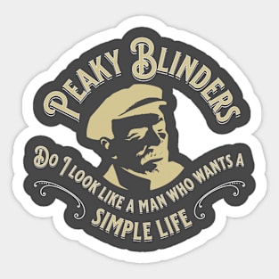 Peaky Blinders. Sticker